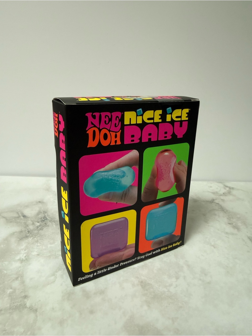NeeDoh Nice Ice Baby Cubes Four Pack Squishy - multiple colors - Picture 2 of 3